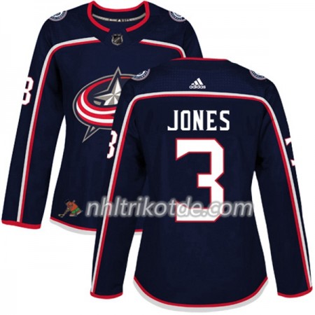 Columbus Blue Jackets Trikot Seth Jones 3 Adidas 2017-2018 Marineblau Authentic - Dame